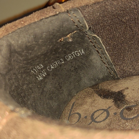 BOC Distressed Metallic Suede Euro Clogs 11 M/W - Picture 9 of 11